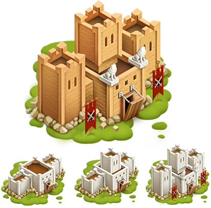 Land of Clans clan castle upgrade